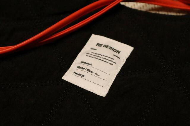 【しまむら　レディース　ナップサック（MARIE）】シンプルなタグがアクセント！