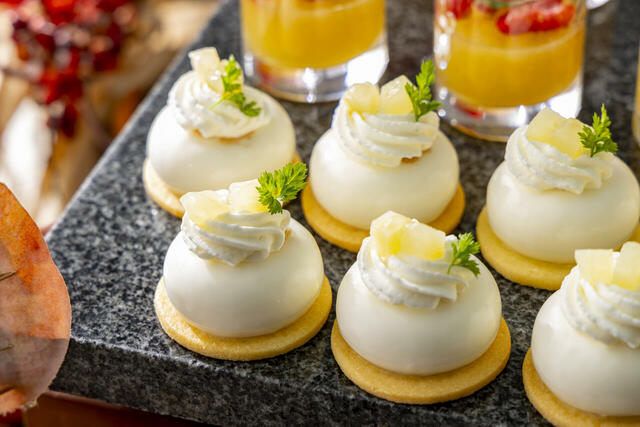 洋梨と北海道クリームチーズのムース　