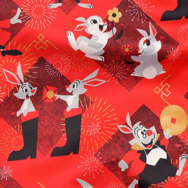 ディズニーキャラクター ブルゾン レッド L Year of Rabbit 11,000円