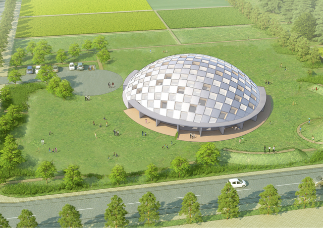 KIDS DOME SORAI_設計は建築家 坂 茂氏が手がけている