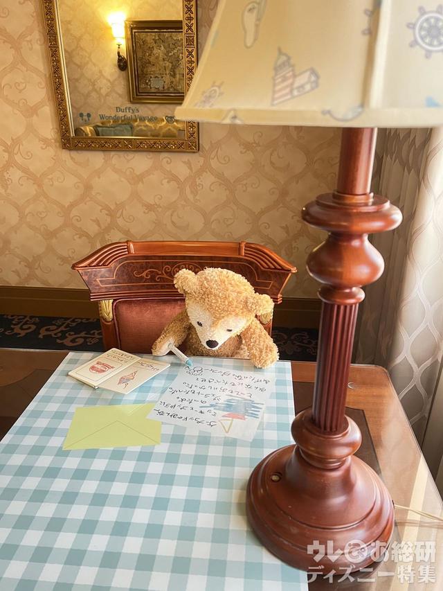東京ディズニーシー・ホテルミラコスタ「ダッフィーのワンダフル・ヴォヤッジ」スペシャルルームでぬい撮り
