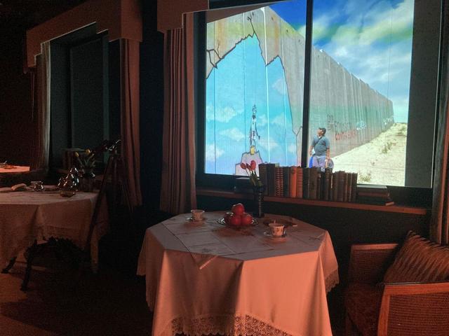 《The Walled Off Hotel》2017年の再現展示