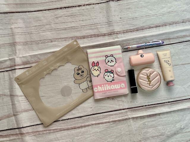 お薬手帳入れにもぴったり。厚みのあるモバイルバッテリーなども楽々収納できちゃいます♪