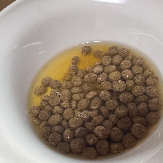 【犬用ビールSNUFFLE】水分補給の他、ドッグフードにかけてもOK。食欲のない犬のサポートにもなりそうです。