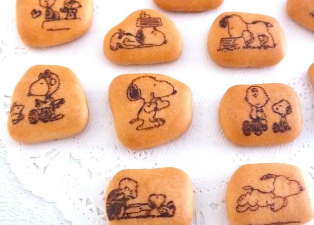 【カルディ スヌーピーコンフェクショナリーバッグ】ビスケットサイズ（1個）：2.5～3ｘ2cm