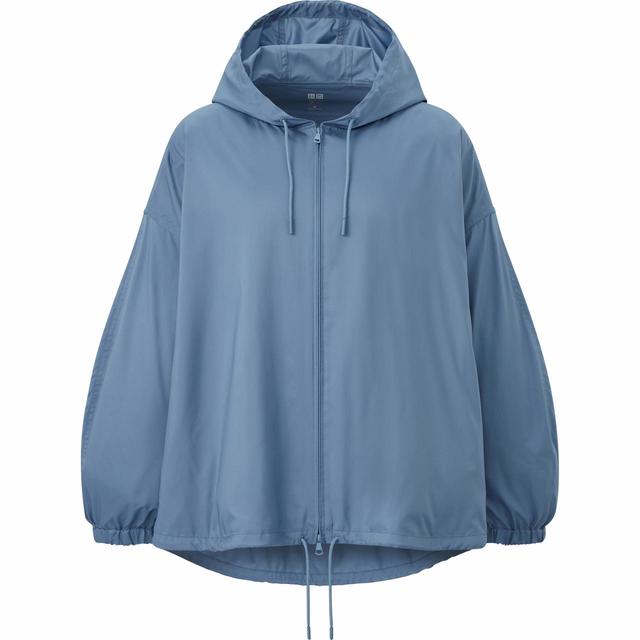 【UNIQLO（ユニクロ） × Theory（セオリー） コラボレーション第二弾】ポケッタブルUVカットオーバーサイズパーカ