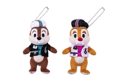 ぬいぐるみバッジセット （チップとデール） ¥3,000 ｜サイズ：高さ約15cm、2個セット｜東京ディズニーランド「クラブマウスビート」グッズ