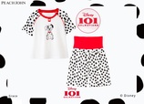 キッズHARAマキパジャマ 3,980円|ピーチ・ジョン『101匹わんちゃん』コレクション