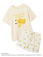 【ポケモンスリープ】接触冷感プリントTシャツ＆ショートパンツセット　ピカチュウ　￥10,890　サイズ：フリー