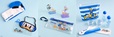 ヘアバンド　550円、アイマスク＆ケース　220円、クリアミニポーチ　330円、アクリルスタンド　各220円、トラベルセット　550円、ケース付きセットコーム　220円（全て税込）【キャンドゥ「ドナルドダック」オリジナルデザイン商品】