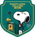 『PEANUTS LOVERS CHALLENGE 2023』早割申し込み特典として限定ステッカー