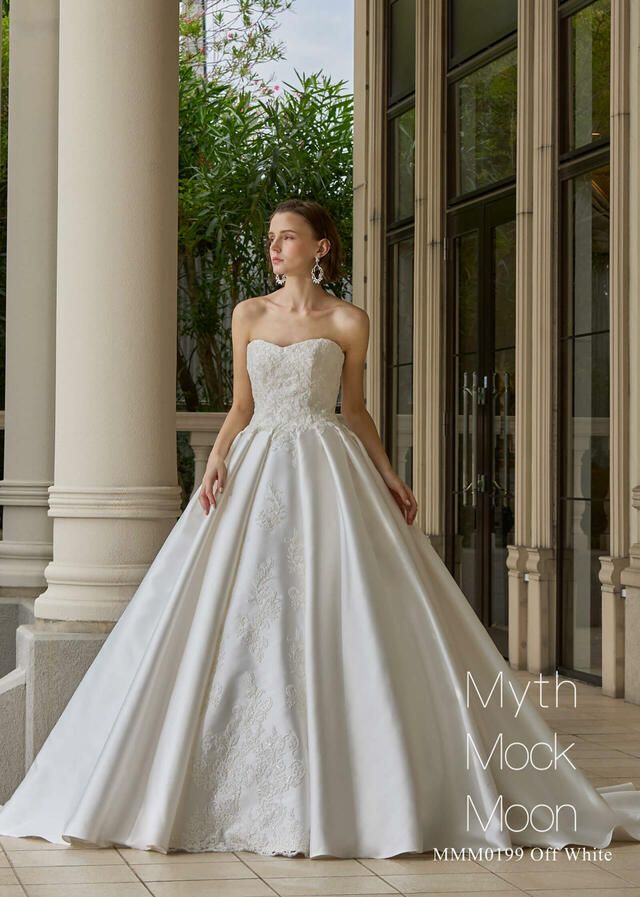 クラウディア「Myth Mock Moon（ミスモックムーン）」新作ウェディングドレス　MMM0199_Off White