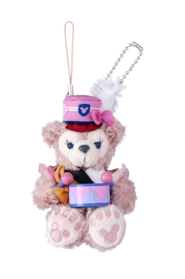 ストラップ（シェリーメイ）¥1,800 ※長さ約10.5cm｜東京ディズニーリゾート35周年「ダッフィー＆フレンズのハッピーマーチングファン」スペシャルグッズ