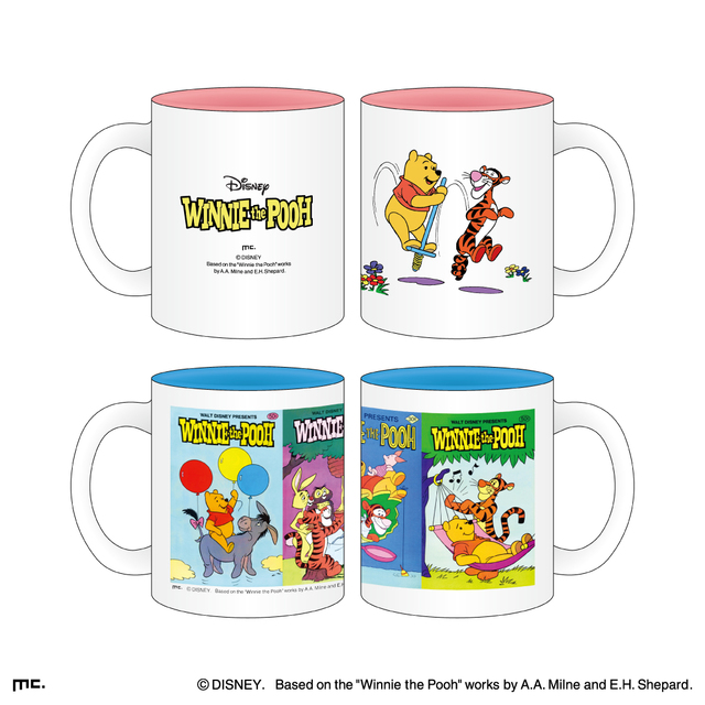 【三越伊勢丹限定】マグカップ（ポッピングプーさん/ポスタープーさん 各2,200円