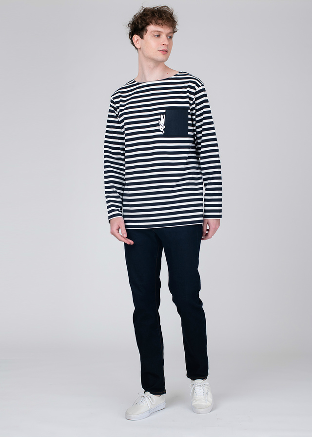 長袖 T シャツ「ミッフィー ボーダー」3,520 円(税込)(サイズ：SS/S/M/L/XL)