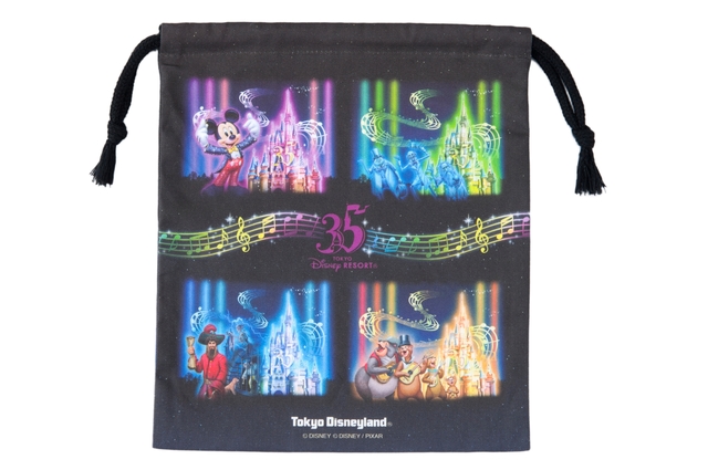 きんちゃく ¥700 ※縦約23×横約20cm｜東京ディズニーランド「Celebrate! Tokyo Disneyland」スペシャルグッズ（2018年）