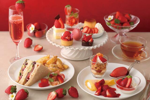 「KIHACHIのアフタヌーンティー ~まりひめスペシャル~」<期間:2025年1月9日〜1月31日>【甘くてジューシーな希少苺 「まりひめ」が楽しめる “アフタヌーンティー&ナポレオンパイ”がキハチ青山本店に初登場!】