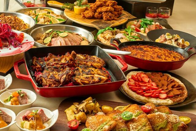 「ホテルヴィスキオ大阪」牛・豚・鶏を使用したバラエティ豊かな肉料理