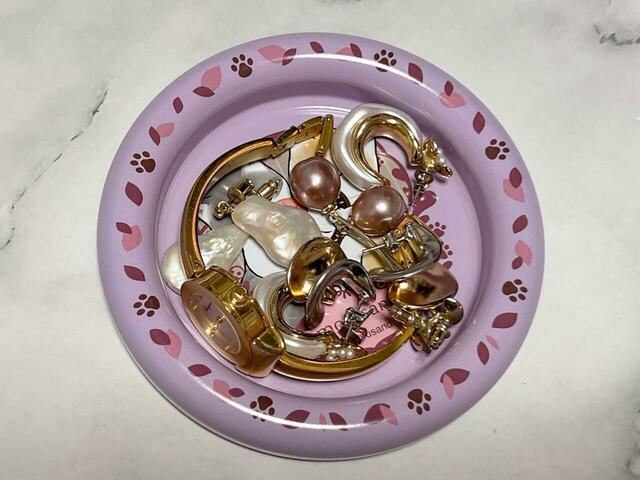 【mofusand サークルマルチトレイ2】アクセサリートレイにしたり…