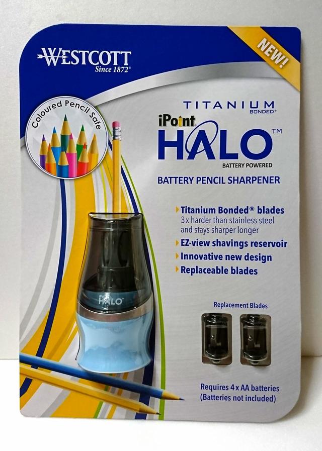 WESTCOTT（ウェストコット）　iPoint HALO 電動ペンシルシャープナー　1個　1048円