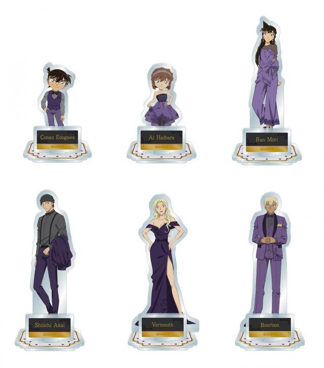 アクリルスタンド（全6種）　　各1,200円（税込1,320円）｜名探偵コナンカフェ