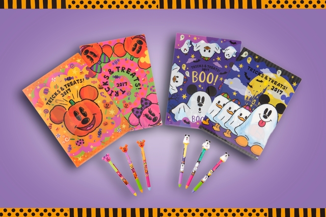 クリアホルダーセット／ボールペンセット｜東京ディズニーリゾート｜ディズニー・ハロウィーン2017
