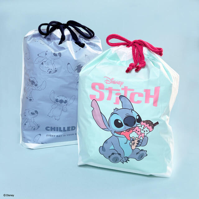 ビニール巾着セット 330円｜キャンドゥ ディズニー『リロ＆スティッチ』