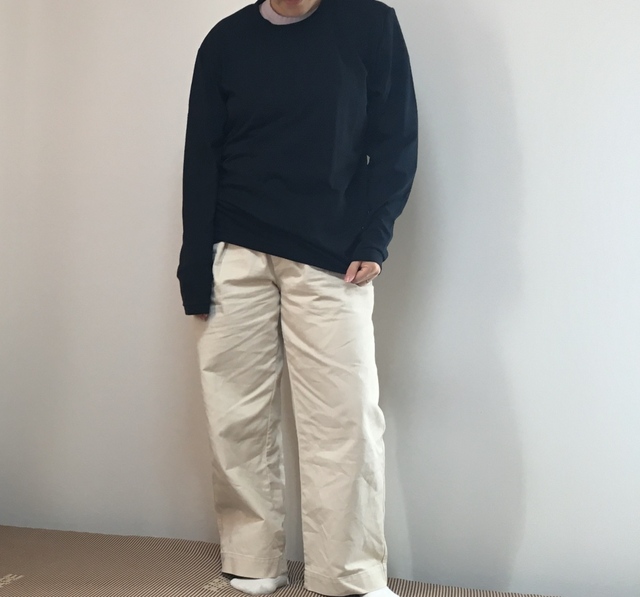 【ワークマン MEDIHEAL(R)ROOM(メディヒールルーム)長袖シャツ】トレーナーのように着られます