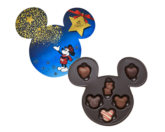 「ミッキー/スターマジック コレクション」＜9粒入3,996円、12粒入5,400円＞【ゴディバがミッキーマウスデザインのチョコレートを期間限定販売】