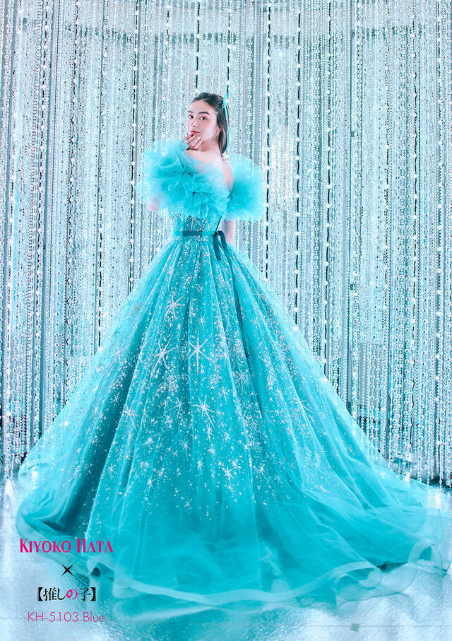 クラウディア|KIYOKO HATA × TVアニメ『【推しの子】』ウェディングドレス|「ルビー」モデル KH-5103_Blue