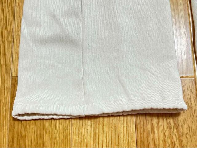 【UNIQLO スウェットカーゴパンツ】裾を絞らないとストンとしたデザインでかわいい