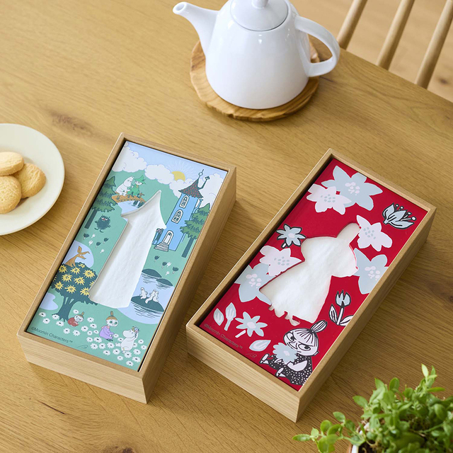 【ベルメゾン リトルミイ人気アイテム】シルエット切り抜きティッシュケース「ムーミン」3,990円(税込)