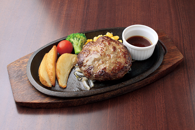 宮崎県産和牛ハンバーグ150g（ライス・サラダ・スープ付）990円｜ハンバーグ・ステーキ宮崎亭