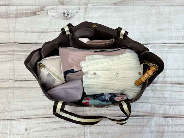 2泊分の旅行の荷物を入れてもまだスペースに余裕があるほど!