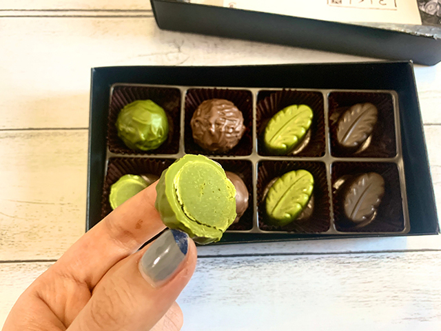 もへじ「抹茶とほうじ茶のちょこれーと」