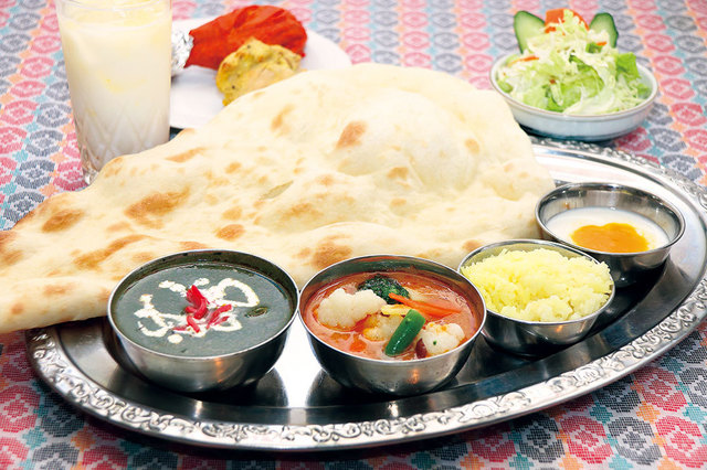 上野・御徒町「カレー」の名店／ナマステお江戸　お江戸ナマステ タリセット　1150円