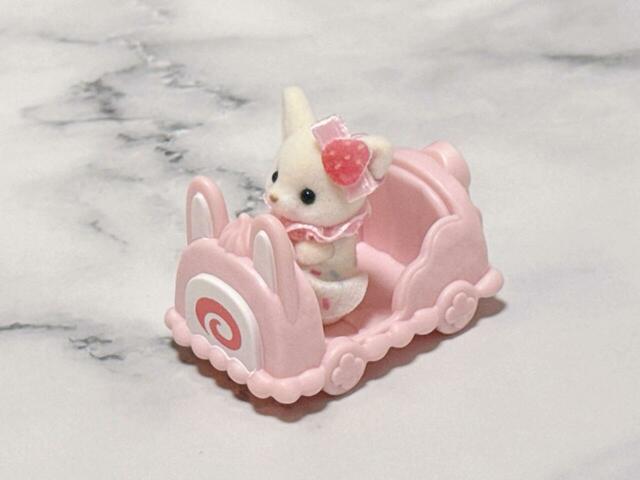 フェネックの小さい赤ちゃんも乗せてみました。体の小ささが際立ち、かわいすぎる〜！