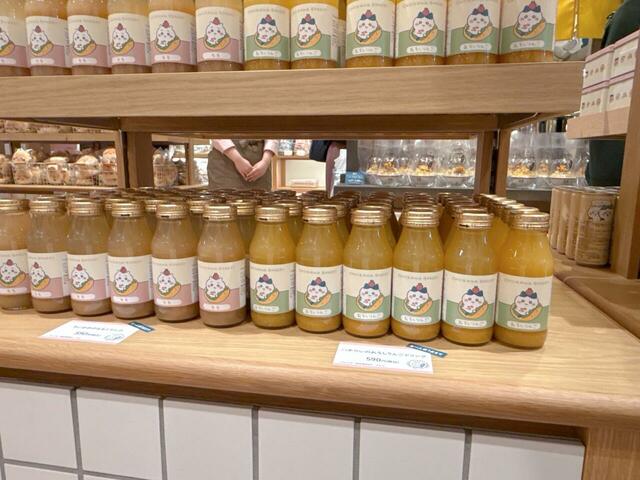 ちいかわのジュースも販売されています！ラベルがキュート♪