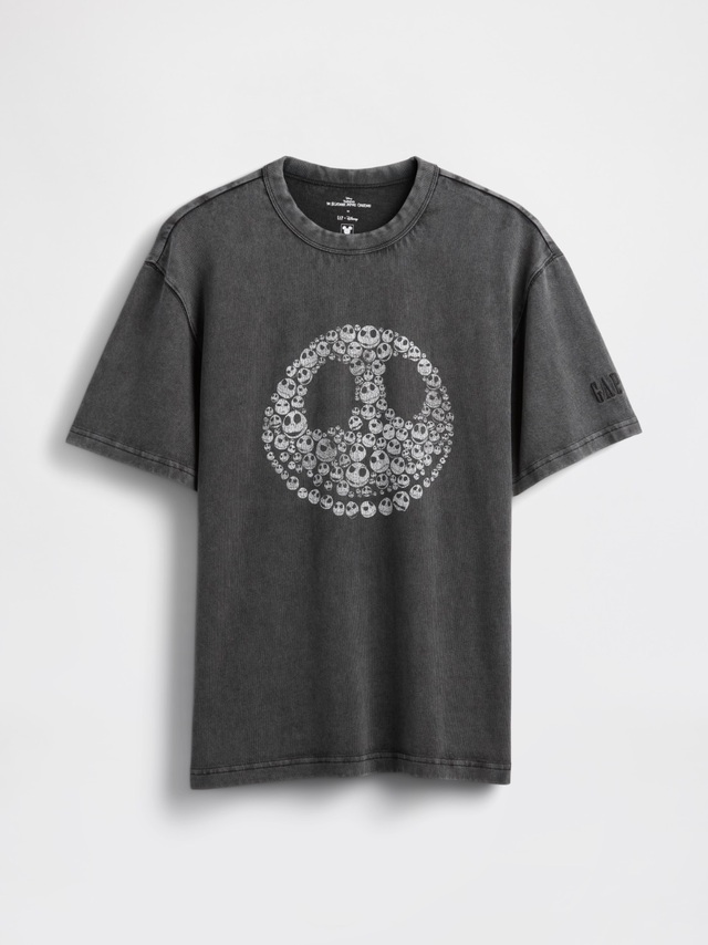 スカルTシャツ 3,990円｜Gap ディズニー「ナイトメアー・ビフォア・クリスマス」コレクション