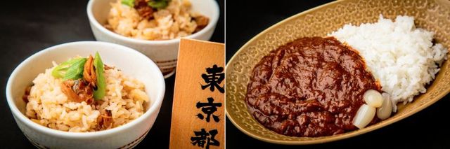 東京代表　深川めし、石川代表　金沢カレー