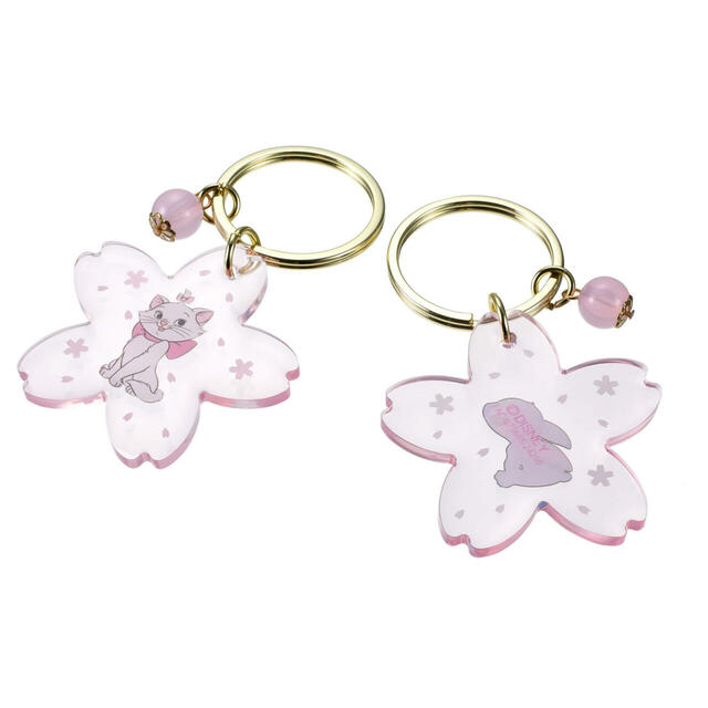 ディズニーキャラクター シークレットキーホルダー 桜 900円