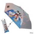 【サントス】晴雨兼用ディズニーフラット折りたたみ傘  波富士