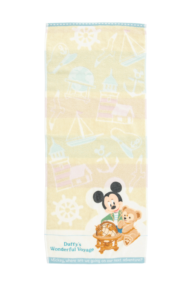 「ダッフィーのワンダフル・ヴォヤッジ」フェイスタオル