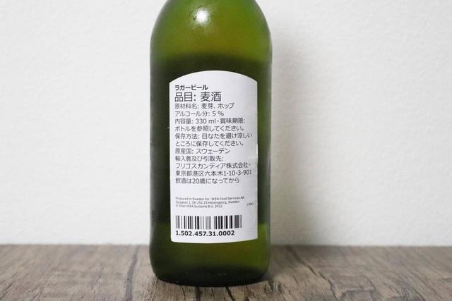 エール・ユース・ラーゲのアルコール度数