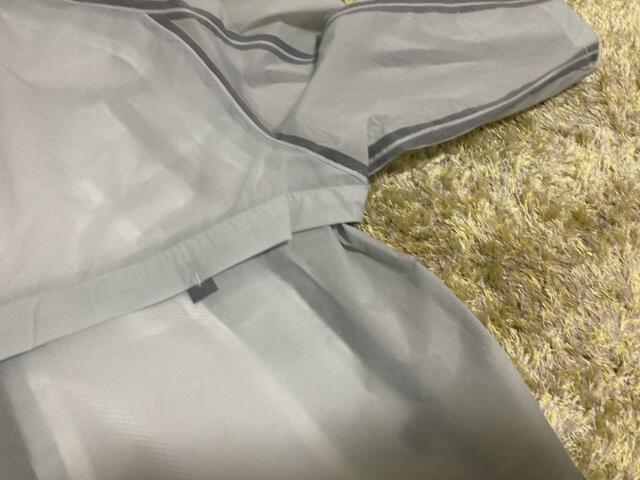 【ワークマン 透湿レインパーカーポンチョ】筆者はLサイズにしました