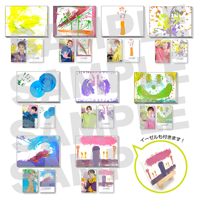 ミニキャンバスセット（全9種）　　各1,320円©︎2023 Stream Media Corporation