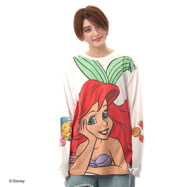 【Disney Princess】リトル・マーメイド　アリエル ロングスリーブＴシャツ　4,860円(税込)
