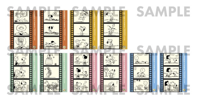 【ファミリーマート×スヌーピー】「スヌーピー フィルム シール(全10種)」L判 300円/「ファミマプリント」で発売