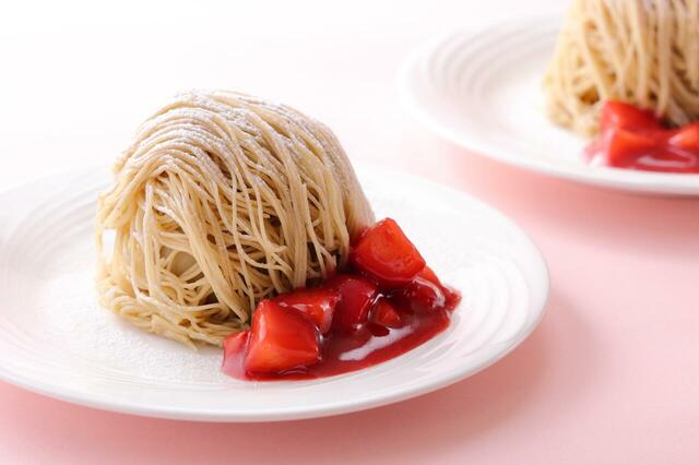 「生絞りアイスモンブラン」＜期間：2026年1月5日～2月28日＞【1ピース1,500円超えの極上ショートケーキも好きなだけ♪ホテルニューオータニ幕張で“至福のいちご体験”スタート】