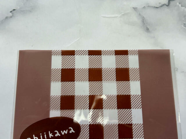 ブラウンのギンガムチェックがかわいい!